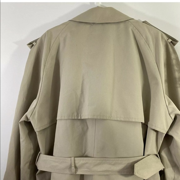 Moore’s Mens Trench Coat Tan size 44 short - Picture 9 of 13